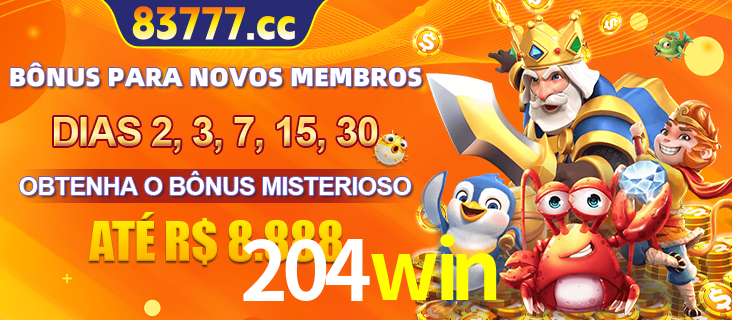 Anúncio dos benefícios para Membro VIP Sênior na plataforma 204win, incluindo bônus promocionais, semanais e mensais, ilustrado com o personagem Fortune Tiger.